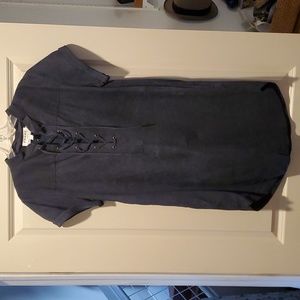 Frame navy suede dress size small